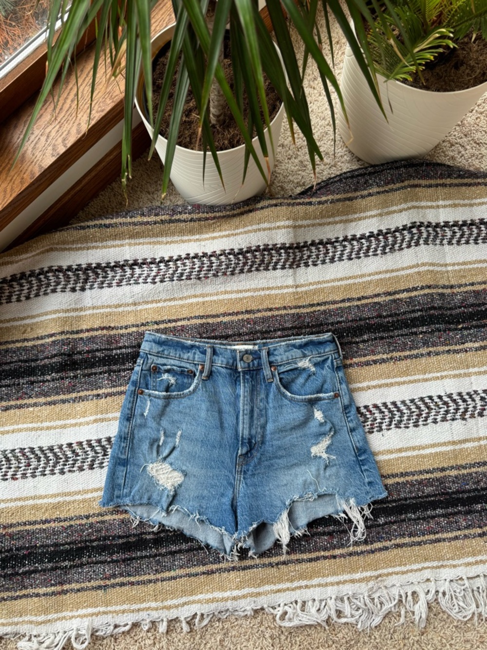 Abercrombie & Fitch High Rise Mom Shorts